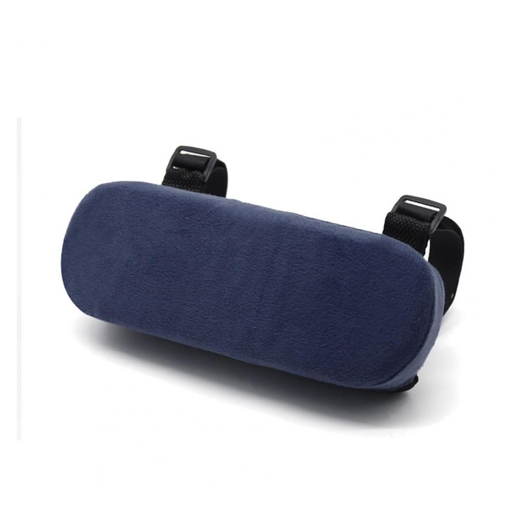 LXHZSY 2-Piece Armrest Pads, Soft Memory Foam Cushions for Office Chairs, Deep Blue