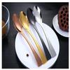 WYRMB Stainless Steel Flatware Set, 4/16/24/32/40/48-Piece, Gold, 10 Sets/40 Pieces view 2