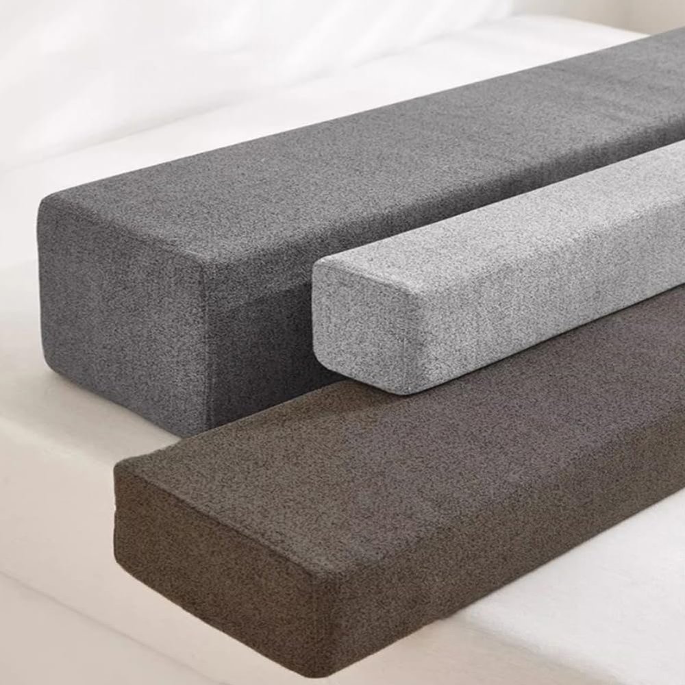 Headboard Pillow & Mattress Gap Filler, Bed Bridge, Mattress Extender for Twin to King Headboards (Brown, 100 x 10 x 15 cm)
