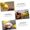 Cabilock Heat-Resistant Cowhide Gloves for Outdoor Camping, Grilling, and Baking view 3