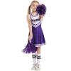 Girls' Cheerleader Costume Set, Purple view 4