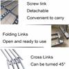 LwsCUiH Conveyor Rail Roller Unloading Chute, ABS Plastic, Lightweight, Spliceable, Galvanized Frame (2-Slide, 200 cm Long) view 3
