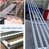 LwsCUiH Conveyor Rail Roller Unloading Chute, ABS Plastic, Lightweight, Spliceable, Galvanized Frame (2-Slide, 200 cm Long) view 4