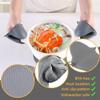 Siticoto 7-Piece Extra-Long Silicone Oven Mitt and Potholder Set view 4