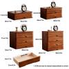 Wooden Desk File Cabinet with Drawers for Office and Home Organization view 2