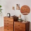 Wooden Desk File Cabinet with Drawers for Office and Home Organization view 3