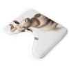 U-Shaped Non-Slip Bathroom Rug, Quick-Drying Toilet Mat view 4