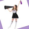 Women's Black Cheerleader Costume, Size S view 3