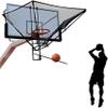 Basketball Return Net for Kids and Adults, Foldable Metal Rebounder view 1