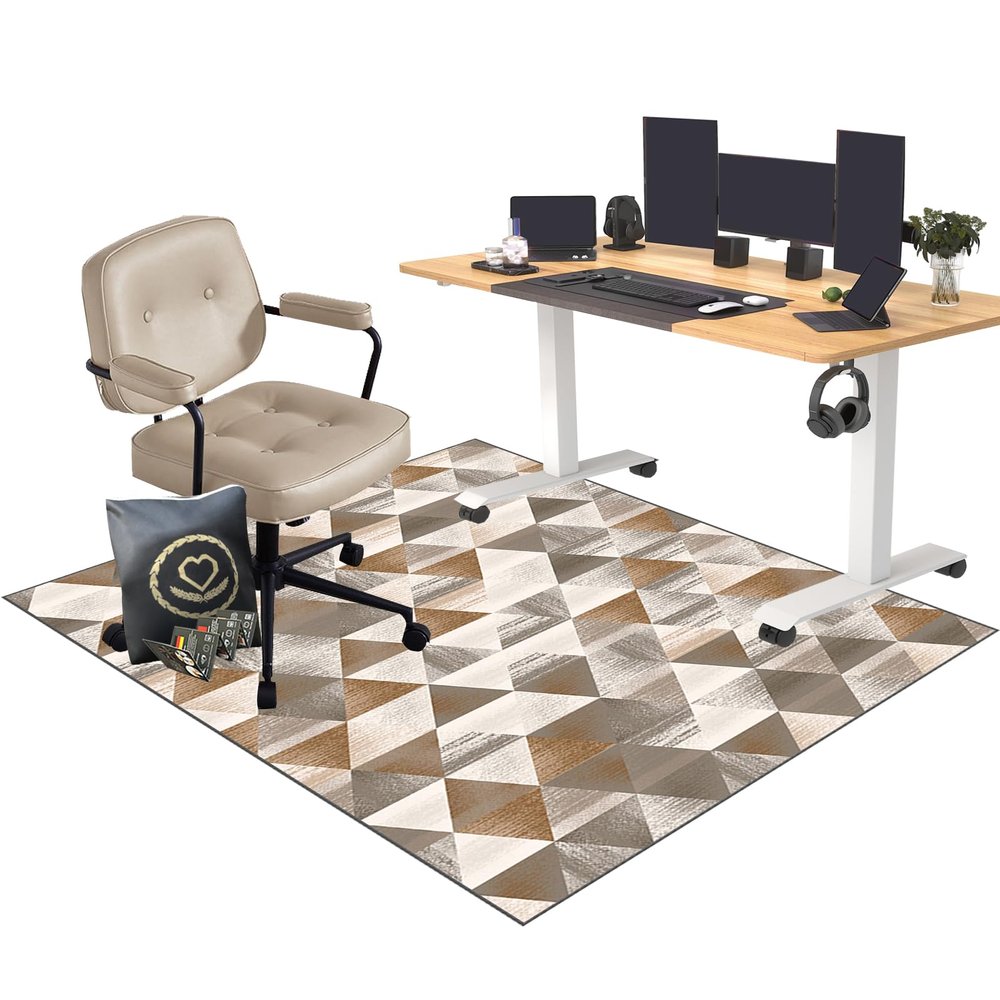 EYKWKB Chair Mat for Carpet and Hard Floors, 70 x 100 cm