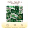 St. Patrick’s Day Green Plaid Shamrock Throw Blanket view 4