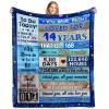 14th Birthday Gifts for Girls and Boys, Decorative Throw Blanket for Teens view 1