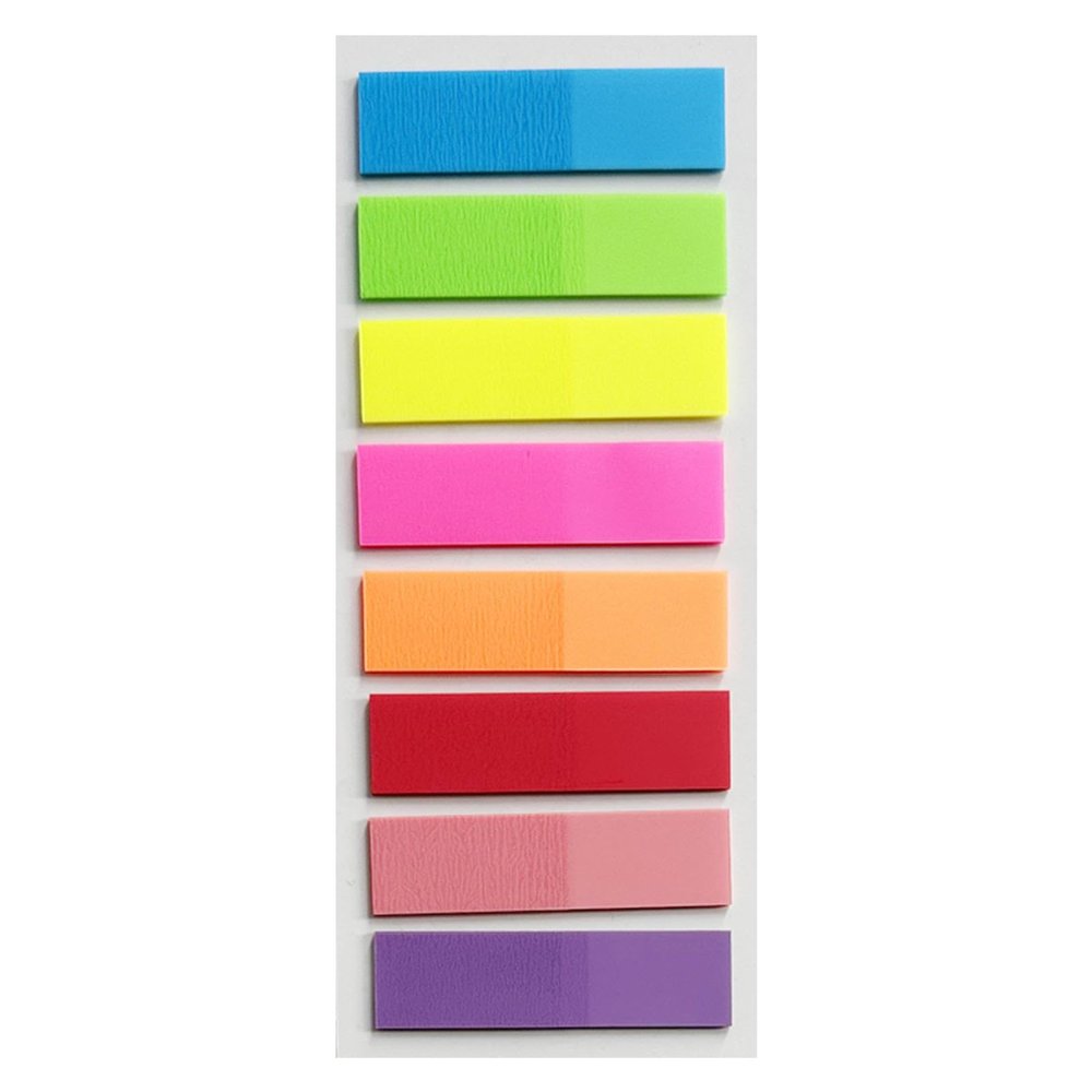 Book Page Flags, 8-Color Page Marker Tabs