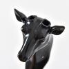 Wall Hooks, Deer Head Design, 2-Pack, Double Hooks, Gray/Black view 3