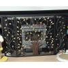 3-Panel Folding Fireplace Screen with 3D Leaf Vine Pattern, 24 in view 1