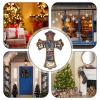 Wooden Nativity Wall Sculpture, Christmas Wall Decor view 2
