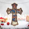 Wooden Nativity Wall Sculpture, Christmas Wall Decor view 4