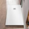 BELLOBATH Mineral Resin Shower Tray, Slip-Resistant, White, 90 x 170 cm view 2