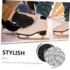 Hockey Skate Laces, 2 Pairs, 213 cm, Polyester, Black and White view 2