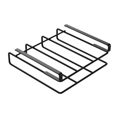 Under-Cabinet Cutting Board Organizer and Kitchen Utensil Holder