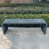 Yqyc Outdoor Garden Bench, Steel Frame, Backless, 400 kg Capacity, Gray, 150 cm/59 in view 1