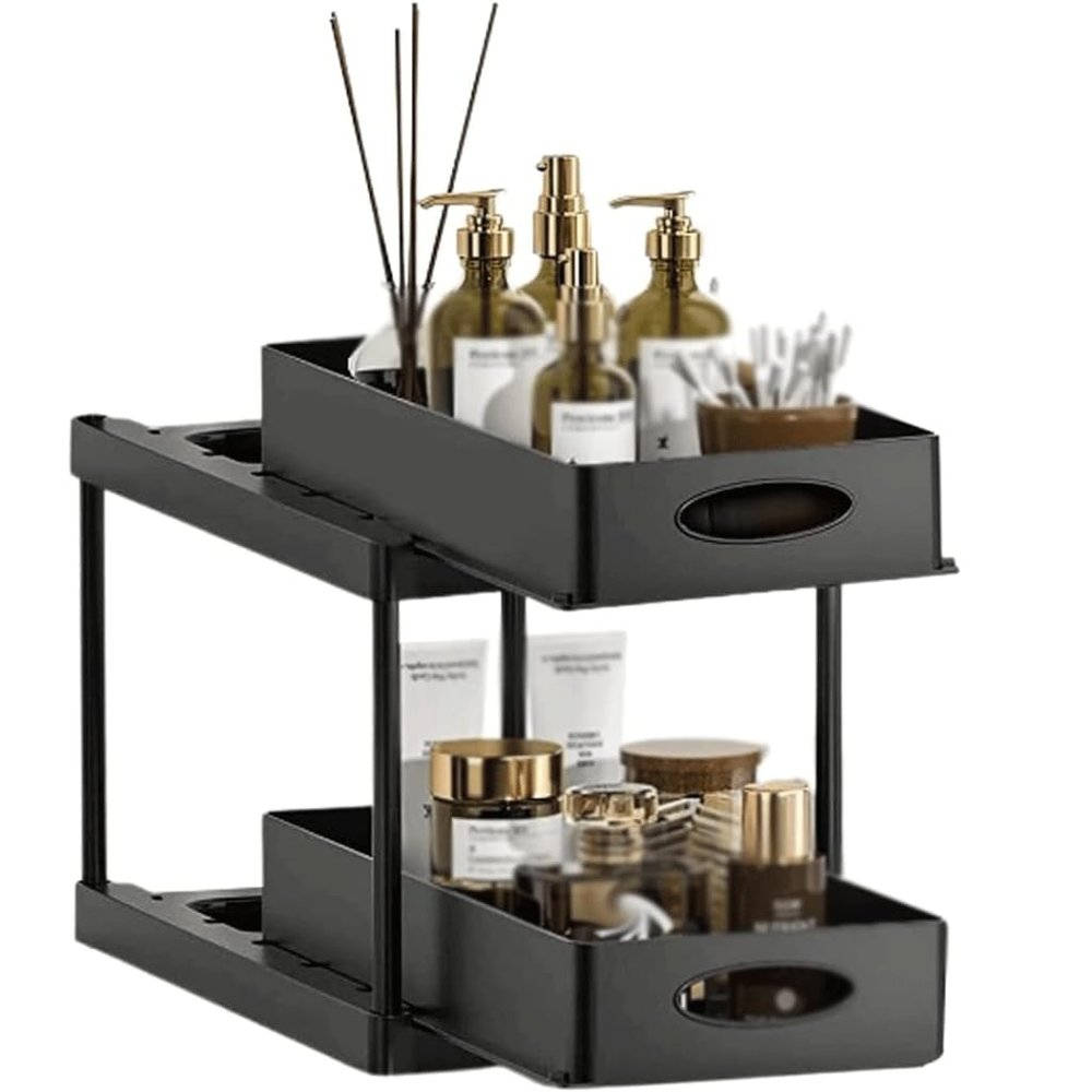 OZLMBERN 2-Tier Under-Sink Storage Organizer