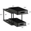 OZLMBERN 2-Tier Under-Sink Storage Organizer view 2