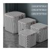 TDLROKRL Foldable Houndstooth Storage Bags with Handles, 3-Piece Set view 2