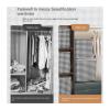 TDLROKRL Foldable Houndstooth Storage Bags with Handles, 3-Piece Set view 4