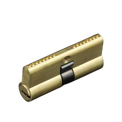 Door Cylinder Lock, Brass, Extended Core, 90 mm (37.5–52.5 mm)