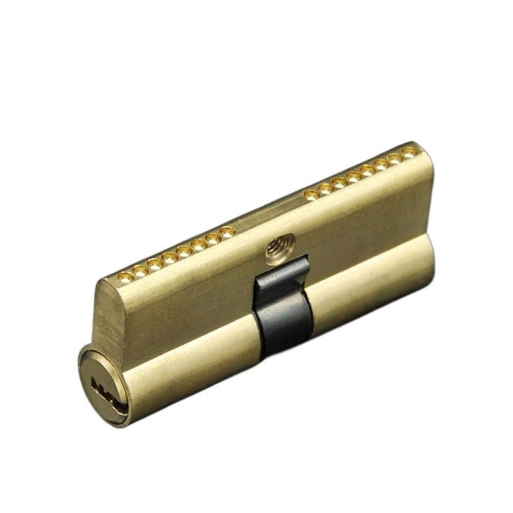 Door Cylinder Lock, Brass, Extended Core, 90 mm (37.5–52.5 mm)