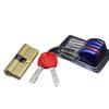 Door Cylinder Lock, Brass, Extended Core, 90 mm (37.5–52.5 mm) view 2
