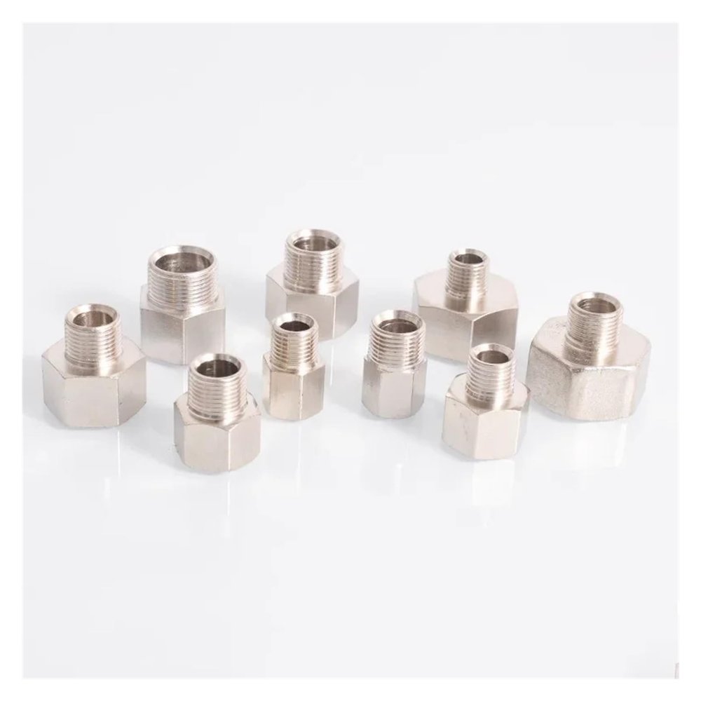 BYLSAGWHT 1pc Female-to-Male Threaded Brass Pipe Fitting Adapter, M14x1.5 Female to M10x1 Male