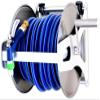 Portable Heavy-Duty Garden Hose Reel with Flexible 25 m Rubber Hose view 1