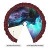 3D Galaxy Space Print Christmas Tree Skirt view 3