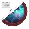 3D Galaxy Space Print Christmas Tree Skirt view 4