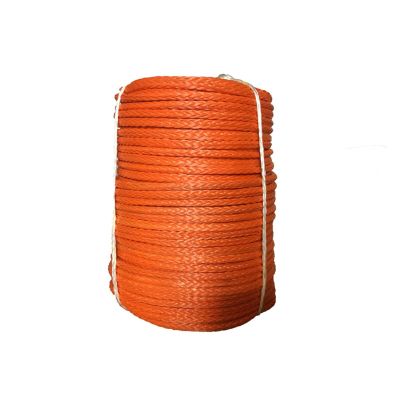 BINGNU Synthetic Winch Rope, 12 mm x 100 m, UHMWPE, Orange