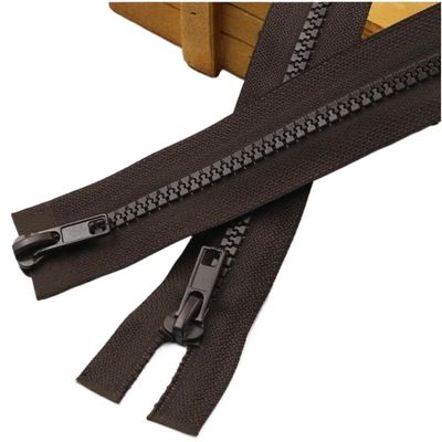 EQEQE #5 Two-Way Open-End Zipper for Jackets, Double Slider, 50/60/70/80/100 cm, Color 14, 60 cm