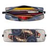 BNVSADC Printed Leather Pencil Case with Steam Train Design view 3