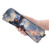 BNVSADC Printed Leather Pencil Case with Steam Train Design view 4