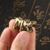 Lpitoy 2-Piece Brass Hippopotamus Statue Set view 2