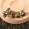 Lpitoy 2-Piece Brass Hippopotamus Statue Set view 3