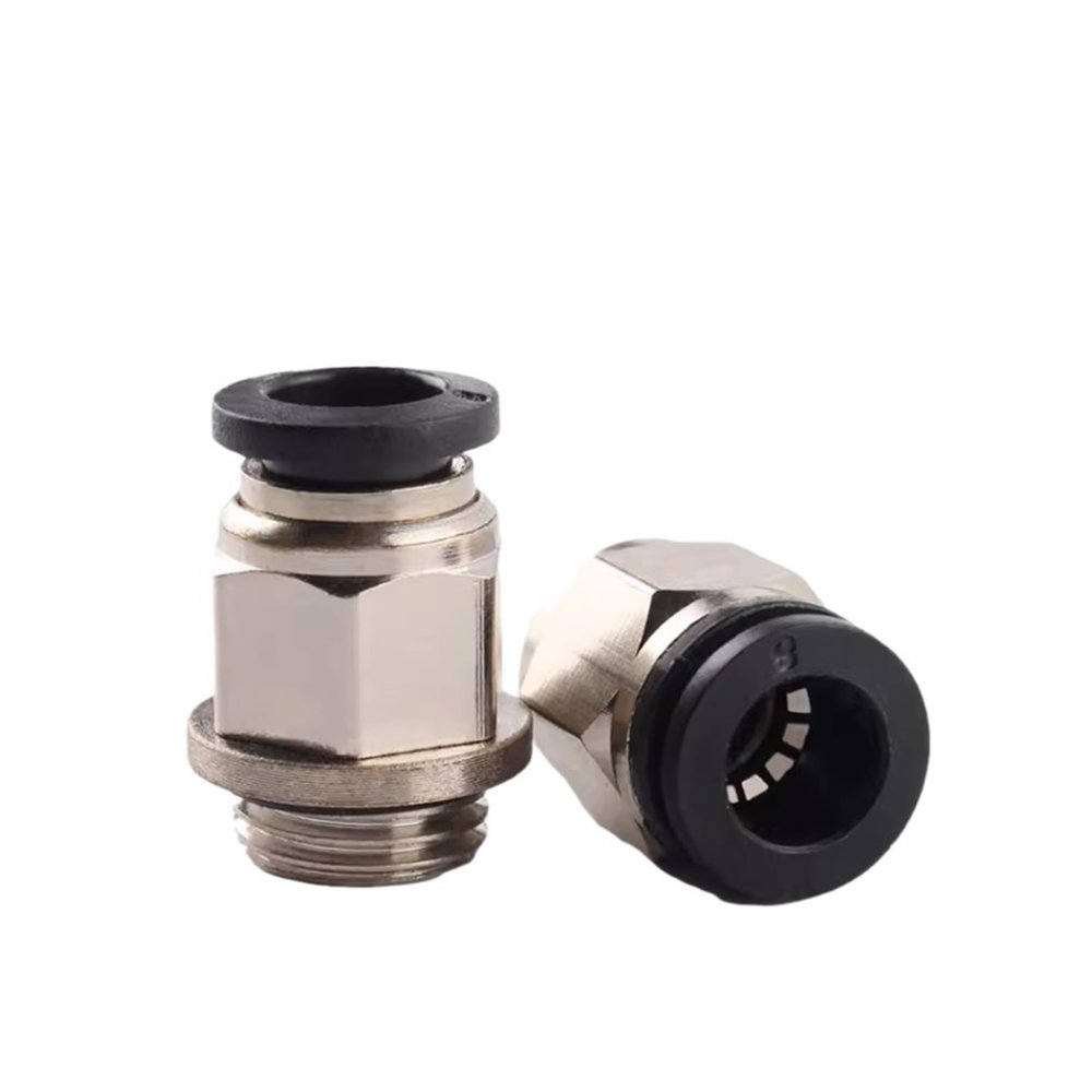 BYLSAGWHT PC Pneumatic Quick Connector, G Thread, External Zinc Thread, PC4-G02