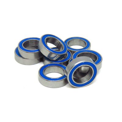 BYLSAGWHT 10-Pack MR105-2RS Ball Bearings, 5 × 10 × 4 mm, MR105RS L-1050 WBC5-10, ABEC-3, Blue Sealed (MR52/MR63/MR74/MR85/MR95, 6700-2RS 10 × 15 × 4 mm)