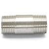 3/8" Equal Male-Thread Barrel Nipple, 304 Stainless Steel Pipe Fitting Connector for Water, Oil, and Air view 2