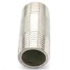 3/8" Equal Male-Thread Barrel Nipple, 304 Stainless Steel Pipe Fitting Connector for Water, Oil, and Air view 4