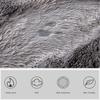 XUEDNGM Faux Fur Shaggy Rug 130 x 290 cm, Washable up to 30°C, Soft, Non-Slip, Khaki view 2