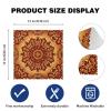 LVTISEE Hippie Bohemian Mandala Square Placemats, 1 Piece, Heat-Resistant, Stain-Resistant, 12 x 12 in view 4
