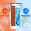 ZORIN Dolphin Tumbler, 590 ml, Stainless Steel, Vacuum-Insulated, with Lid and Straw, Double-Wall, Shatter-Resistant, Coffee Travel Mug, Birthday Gift for Women and Men view 4