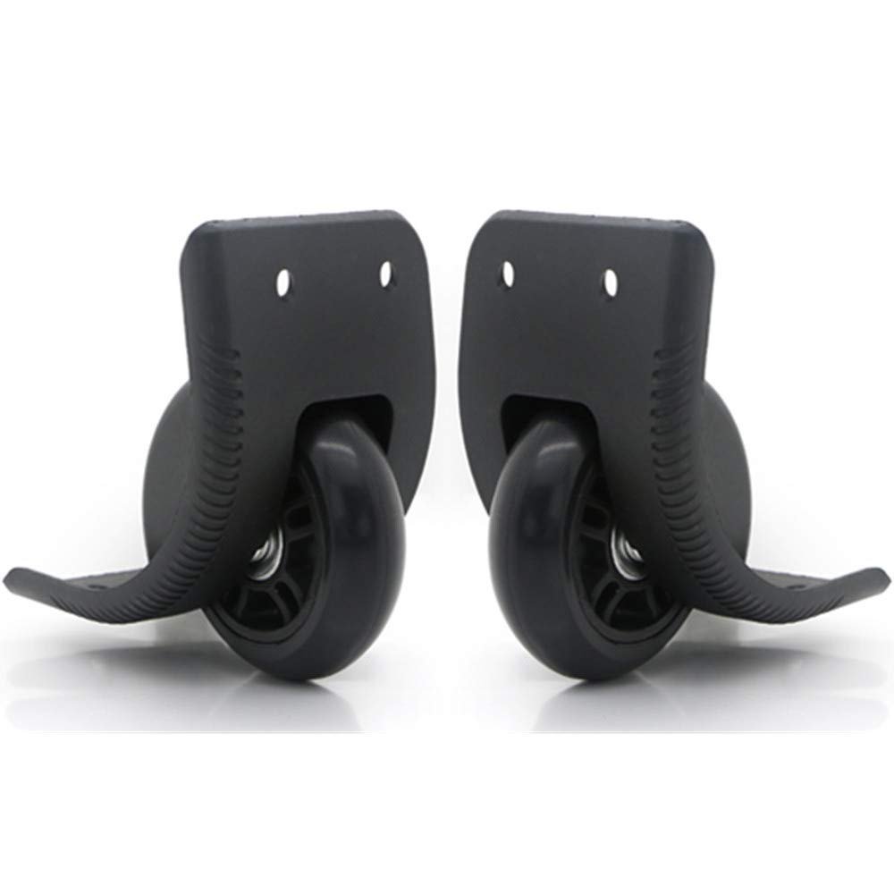 Luggage Replacement Wheels, 2-Piece Set, Directional Black Spinner Wheels